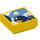 LEGO Jaune Tuile 1 x 1 avec Bombs avec rainure (3070 / 79881)