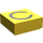 LEGO Yellow Tile 1 x 1 with &#039;C&#039; with Groove (11535 / 13408)