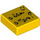 LEGO Yellow Tile 1 x 1 with Checklist and Smiley Face with Groove (3070 / 25389)