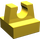 LEGO Gelb Fliese 1 x 1 mit Clip (Kein Schnitt in der Mitte) (2555 / 12825)