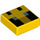 LEGO Gul Flise 1 x 1 med Passive Bee Ansigt med rille (3070 / 76971)