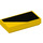 LEGO Yellow Tile 1 x 2 with Black Stripe (Right) with Groove (3069 / 25309)