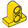 LEGO Gelb Fliese 1 x 2 mit Aufrecht Strahl 2 (32530)