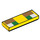 LEGO Yellow Tile 1 x 3 with Pixelated Eyes (63864 / 66769)