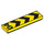 LEGO Amarillo Plana 1 x 4 con 04 y chevrons (2431 / 34456)