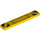 LEGO Amarillo Plana 1 x 6 con Warning Rayas (6636 / 106273)