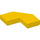 LEGO Yellow Tile 2 x 2 Corner with Cutouts (27263)