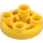 LEGO Giallo Piastrella 2 x 2 Rotondo Invertito (3567)