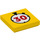LEGO Jaune Tuile 2 x 2 avec 30 second timer avec rainure (3068 / 78159)