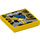 LEGO Yellow Tile 2 x 2 with Breakdancer and speakers with Groove (3068 / 73084)