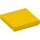 LEGO Yellow Tile 2 x 2 with &quot;Caterham&quot; with Groove (3068 / 31905)