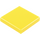 LEGO Yellow Tile 2 x 2 with Groove (3068 / 88409)