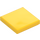 LEGO Yellow Tile 2 x 2 with Groove (3068 / 88409)