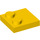 LEGO Geel Tegel 2 x 2 met Studs Aan Rand (33909)