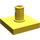 LEGO Yellow Tile 2 x 2 with Vertical Pin (2460 / 49153)