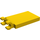 LEGO Gelb Fliese 2 x 3 mit Horizontal Clips (Dick geöffnete O-Clips) (30350 / 65886)