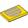 LEGO Amarillo Plana 2 x 3 con Larry Pecho Lines (26603 / 76883)