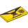 LEGO Yellow Tile 2 x 4 with Cedric Diggory Yellow Torso (87079 / 104426)