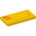 LEGO Giallo Piastrella 2 x 4 con &#039;RUSTEZE RACING Centro TEAM 95&#039; Sinistra (32830 / 87079)