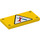 LEGO Amarillo Plana 2 x 4 con Tools Sign (43306 / 87079)