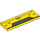 LEGO Yellow Tile 2 x 6 with Vehicle Grille with Silver and Gray (69729 / 103236)