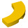 LEGO Yellow Tile 3 x 3 Curved Corner (79393)