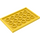 LEGO Yellow Tile 4 x 6 with Studs on 3 Edges (6180)