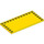 LEGO Yellow Tile 6 x 12 with Studs on 3 Edges (6178)