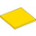 LEGO Gelb Fliese 6 x 6 mit Unterrohren (10202)