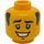 LEGO Yellow Tippy Minifigure Head (Recessed Solid Stud) (3626 / 69978)