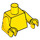 LEGO Amarillo Torso con Brazos y Manos (73403 / 76382)