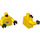 LEGO Yellow Torso with Black Stone (973 / 76382)