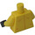 LEGO Gelb Torso mit Schwarz Stone (973 / 76382)