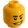 LEGO Yellow Town Master Minifigure Head (Recessed Solid Stud) (3626 / 18886)