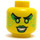 LEGO Gelb Toxikita Minifigure Minifigure Kopf (Einbau-Vollbolzen) (3626 / 18292)