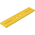 LEGO Yellow Train Base 6 x 28 with 2 Rectangular Cutouts and 6 Round Holes Each End