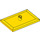 LEGO Gelb Zug Platte 4 x 6 Bogie ohne Verstärkung (4025 / 18626)