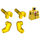 LEGO Gelb Trains Torso mit Suit und rot Tie Muster mit Gelb Arme und Gelb Hände (973)