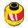 LEGO Yellow Tremor Minifigure Head (Recessed Solid Stud) (3626 / 18207)