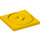 LEGO Yellow Turntable 4 x 4 Flat Square Base (61485)