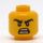 LEGO Giallo Ultimate Clay (70330) Minifigure Testa (Perno solido incassato) (3626 / 23778)