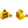 LEGO Amarillo Ultimate Flama con Mochila Minifigura Torso (973 / 76382)