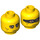 LEGO Gelb Vito Minifigure Kopf (Einbau-Vollbolzen) (3626 / 66003)