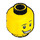 LEGO Gelb Watermelon Dude Minifigure Kopf (Einbau-Vollbolzen) (3626 / 49341)