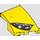 LEGO Yellow Wedge 2 x 3 Right with Headlights (80178)