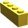 LEGO Jaune Coin 2 x 4 Sloped La gauche (43721)