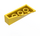 LEGO Keltainen Kiila 2 x 4 Sloped Oikein (43720)