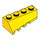 LEGO Jaune Coin 2 x 4 Sloped Droite (43720)
