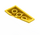 LEGO Geel Wig 2 x 4 Drievoudig Links (43710)