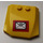 LEGO Jaune Coin 4 x 4 Incurvé avec Envelope Autocollant (45677)